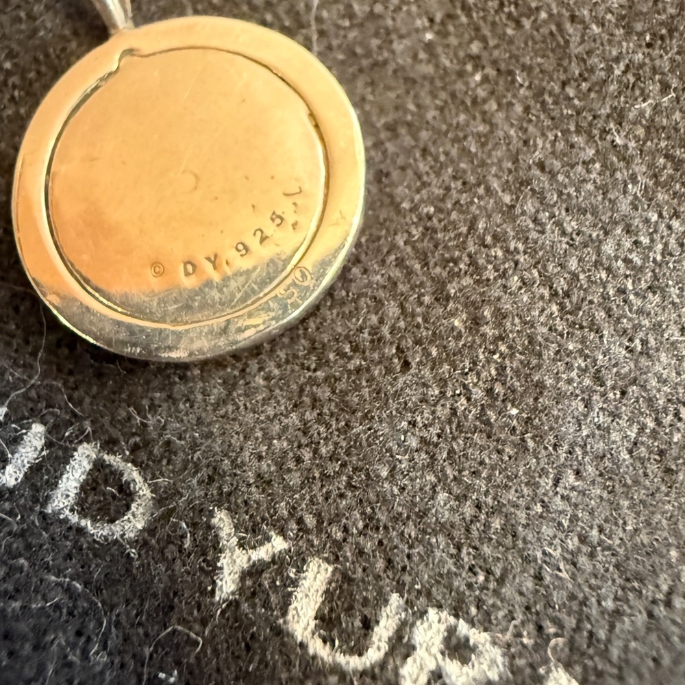 David Yurman Silver Pave Heart Pendant- RARE!! - Picture 6 of 6